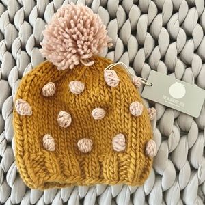 Anthropologie x Blueberry Hill popcorn knitted hat 6-24 months